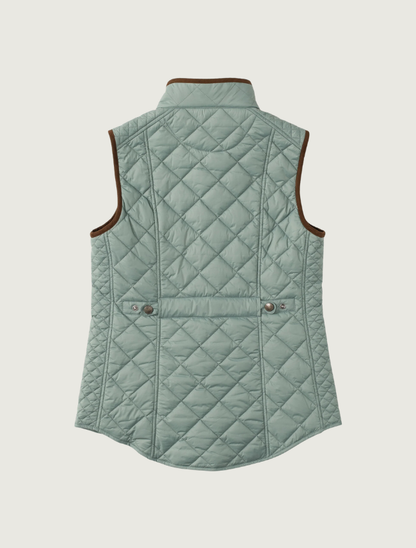 Madison Creek Vista Quilted Nylon Vest in Topaz