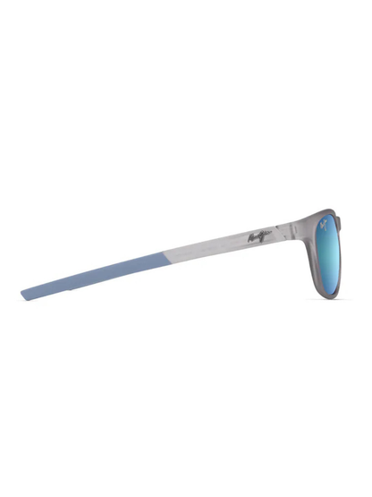 Maui Jim Melemele in Matte Transparent Grey / Blue Hawaii