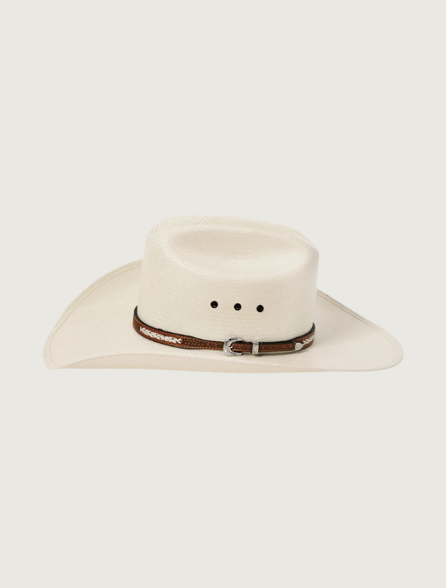 Stetson Wakefield 10X shantung straw cowboy hat — side view