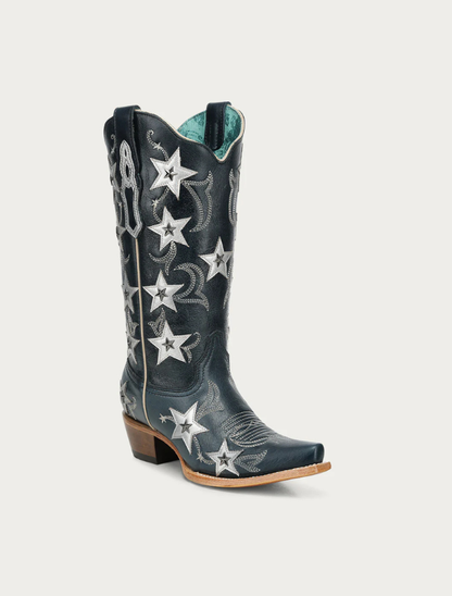 Corral Women's Navy Blue Stars & Studs Boots