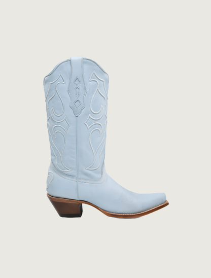 Corral Baby Blue Embroidery Cowgirl Boots