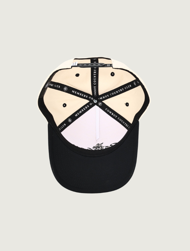 Cowboy Country Club Rodeo Golfer Hat in Black