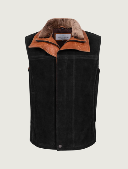 Pinto Ranch Cowhide Vest