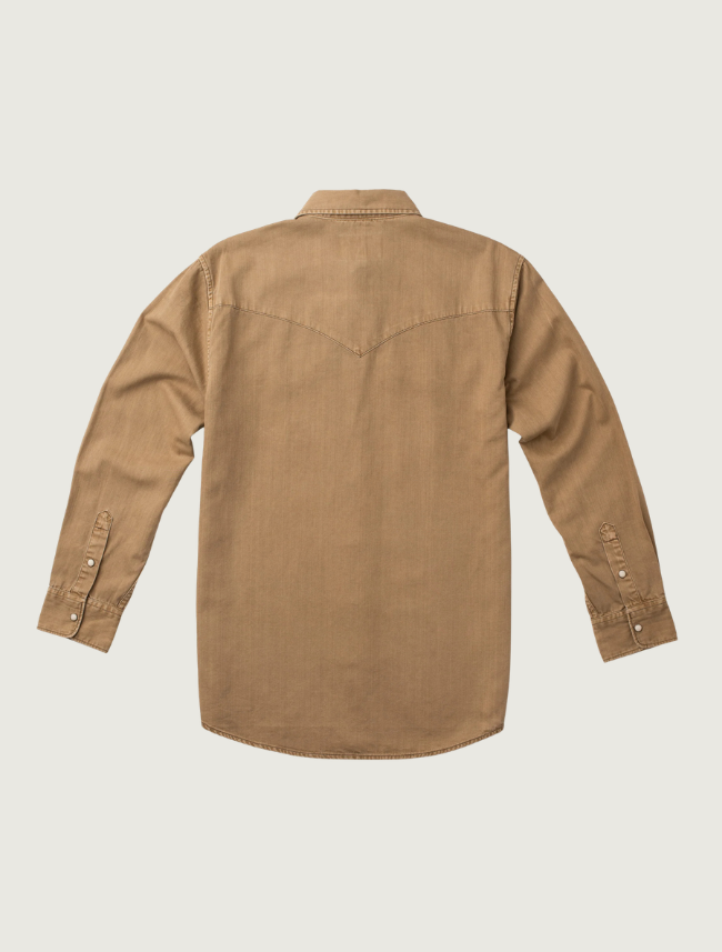 Madison Creek Bisley Western Shirt in Tan