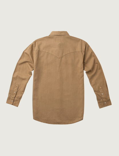 Madison Creek Bisley Western Shirt in Tan