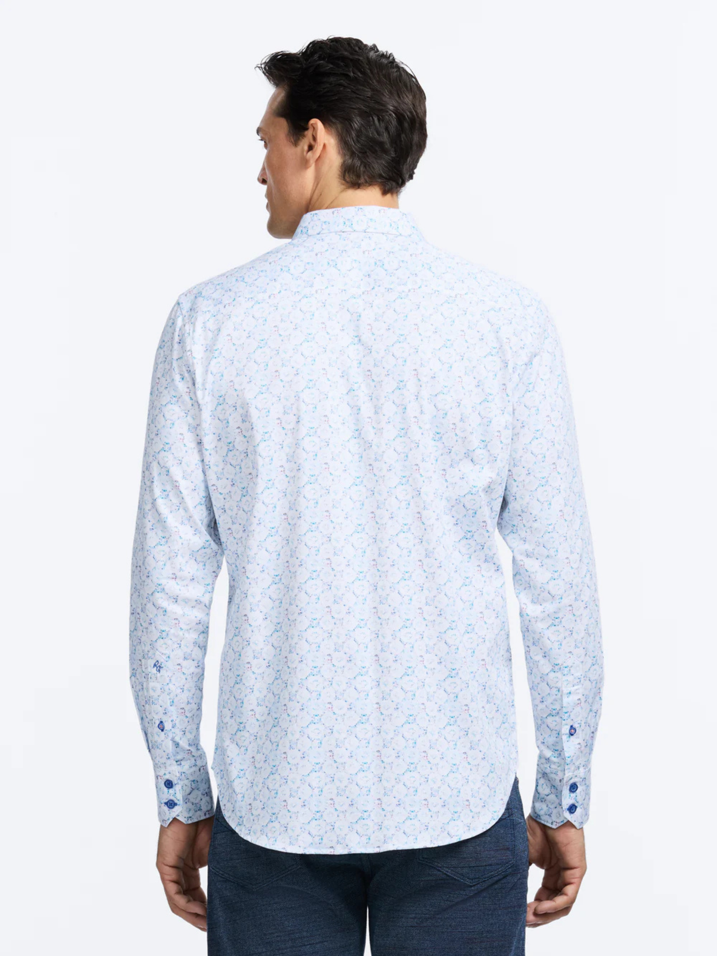 Robert Graham Bramston Long Sleeve Button-Front Shirt