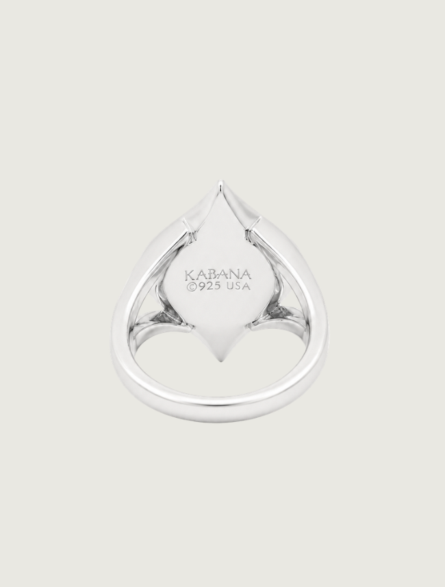 Kabana RP Sterling Silver & Pink Mother of Pearl Ring