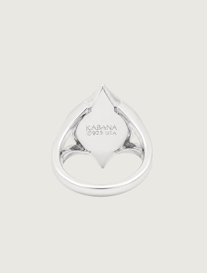 Kabana RP Sterling Silver & Pink Mother of Pearl Ring