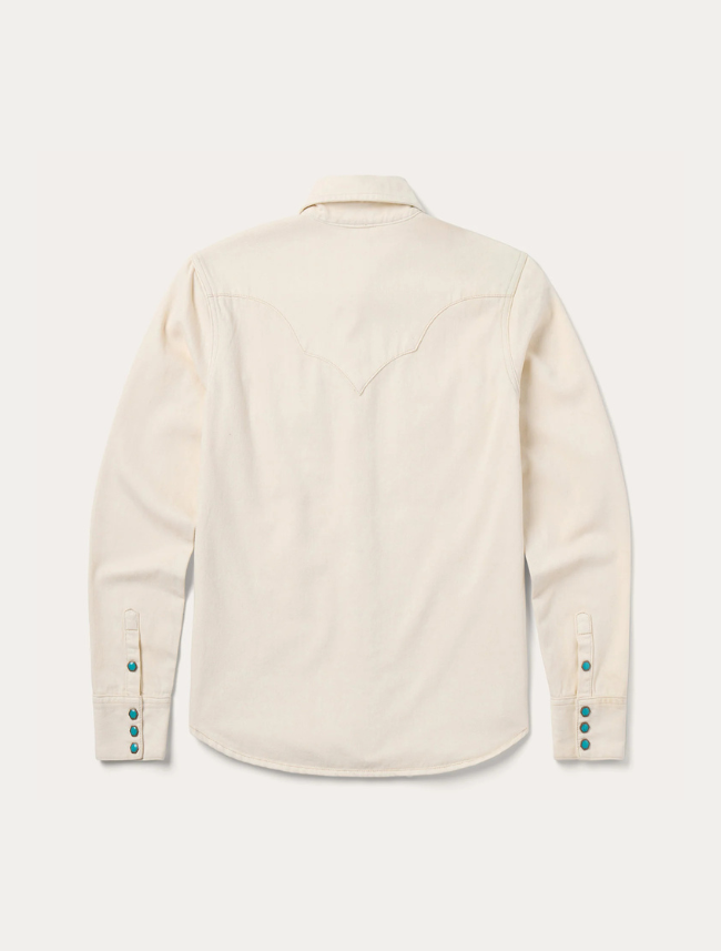 Stetson Women's Turquoise Snap Western Denim Shirt