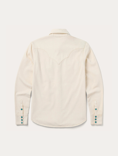 Stetson Women's Turquoise Snap Western Denim Shirt