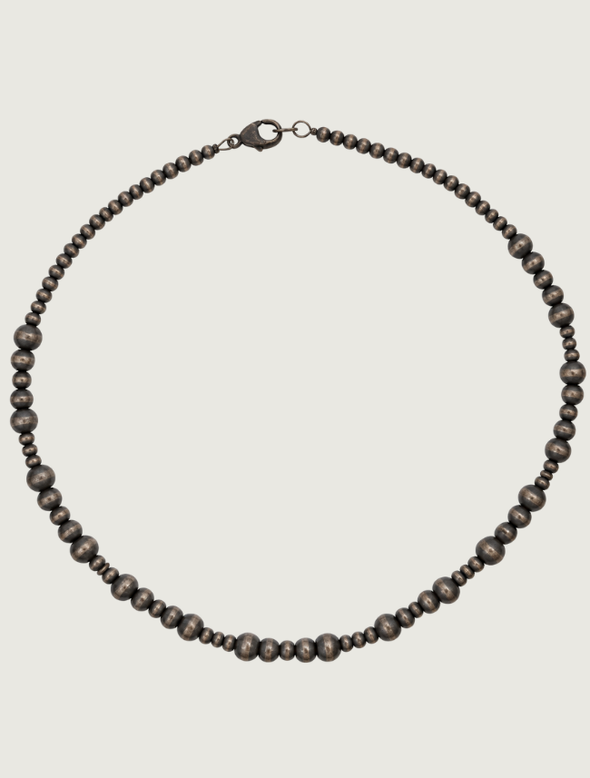 Sterling Silver Beaded Necklace