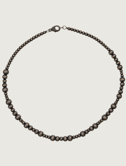 Sterling Silver Beaded Necklace