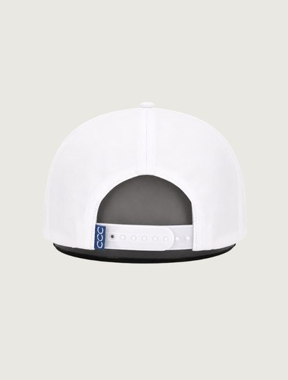 Cowboy Country Club Cursive Roped Hat in White