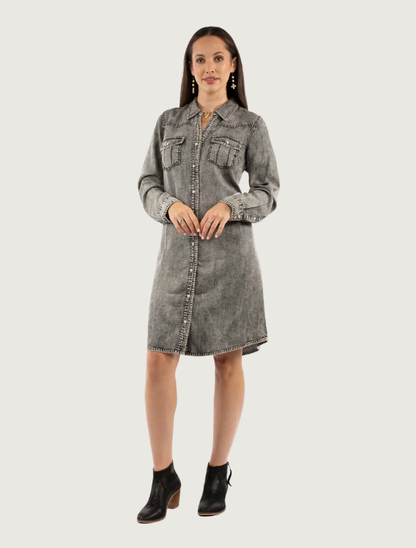 Scully Women's Whipstitch Denim Dress