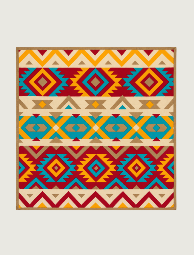 Wyoming Traders Southwest Silk Wild Rag