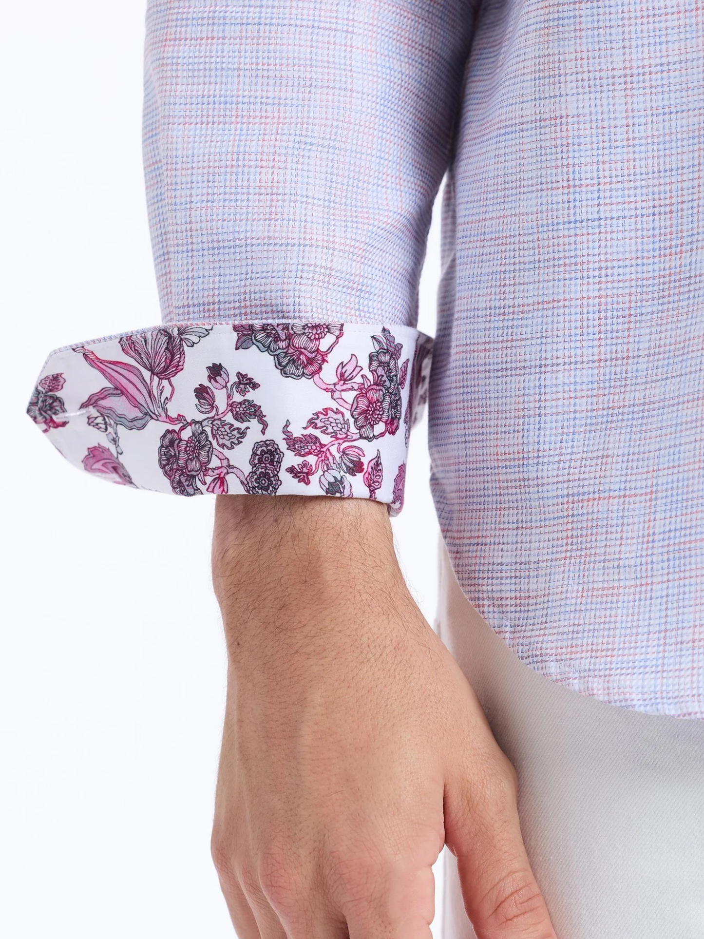 Robert Graham "Edison" Long Sleeve Button-Front Shirt