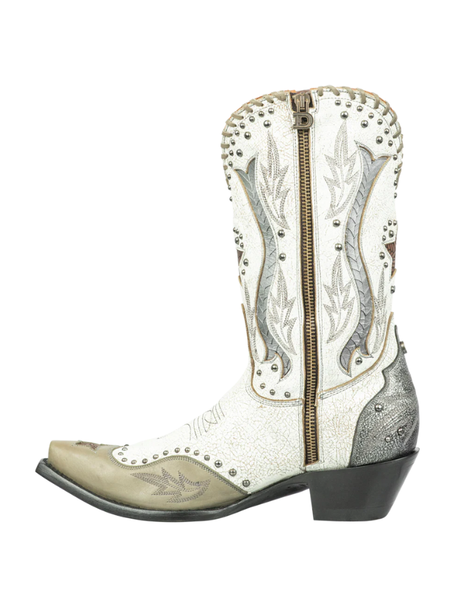 Double D Ranch Best Dressed Taupe Cowboy Boots