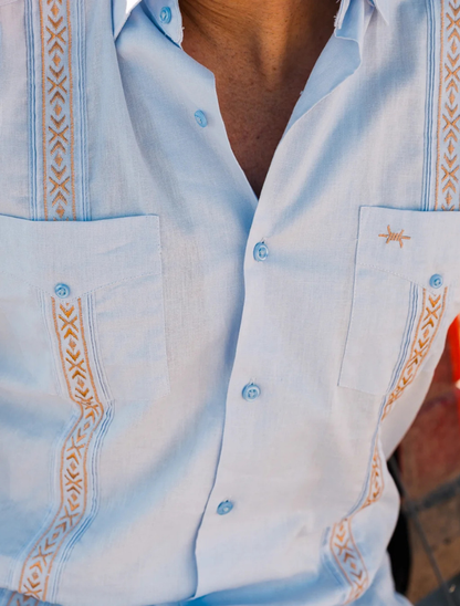 Texas Standard Tejas Guayabera in Benavides Oro