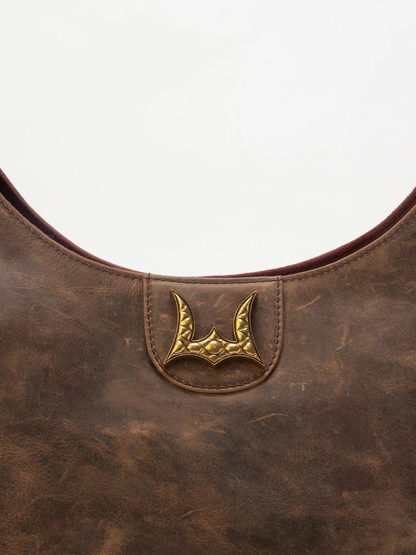 Loyal West Large Purse in Brunette Leather