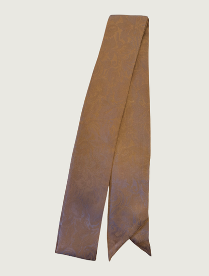 Wyoming Traders Skinny Jacquard Silk Wild Rag