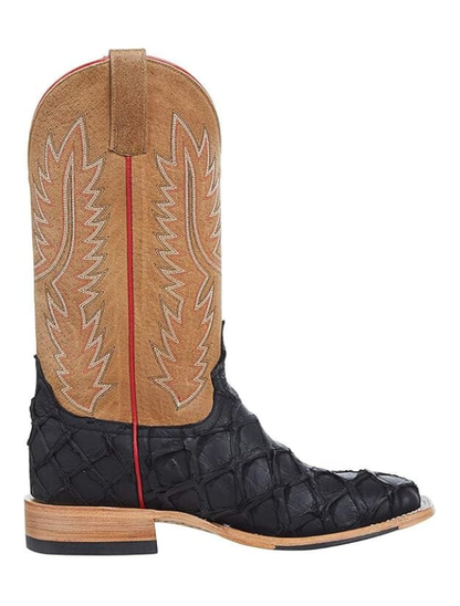 Horse Power Men's Black Matte Big Bass Square Toe Boot