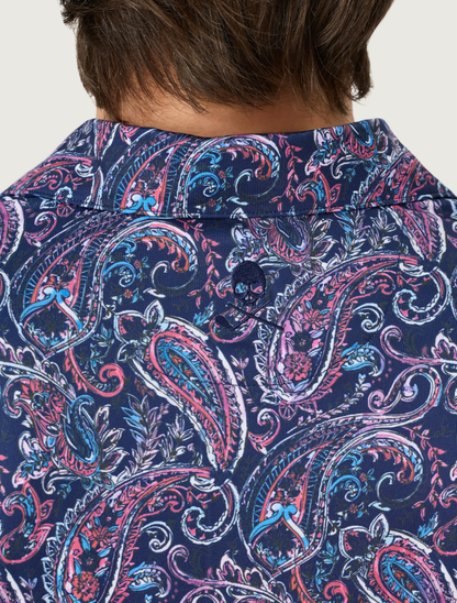 Robert Graham Brisco Paisley Performance Polo