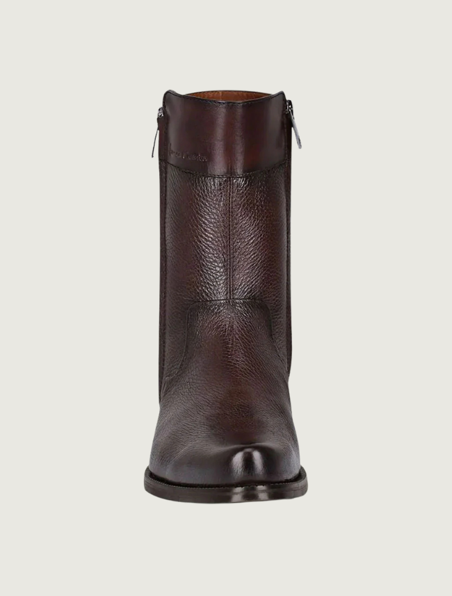 Cuadra Men's Deer Dress Boots in Dark Brown