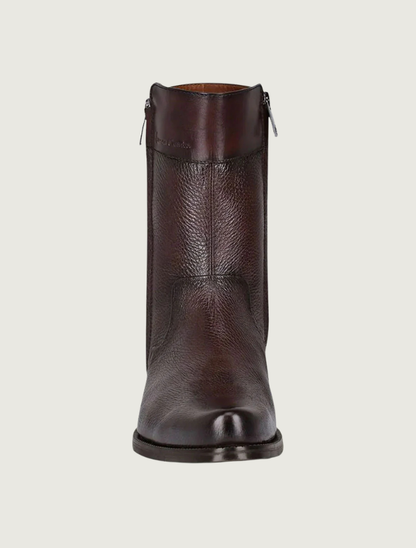 Cuadra Men's Deer Dress Boots in Dark Brown