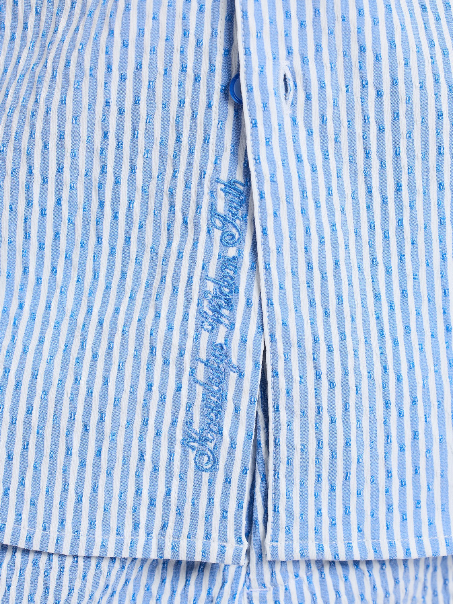 Robert Graham Fornillo Short Sleeve Woven Shirt in Navy