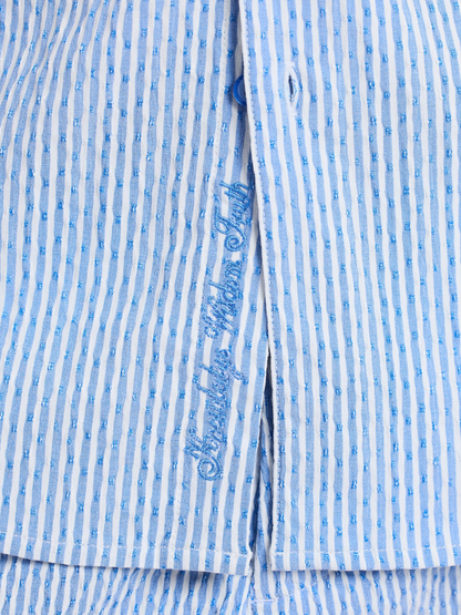 Robert Graham Fornillo Short Sleeve Woven Shirt in Navy