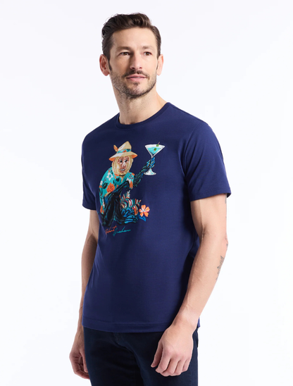 Robert Graham Men's Monkey Vacation Short Sleeve T-Shirt