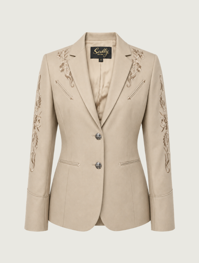 Scully Women's Embroidered Western Blazer