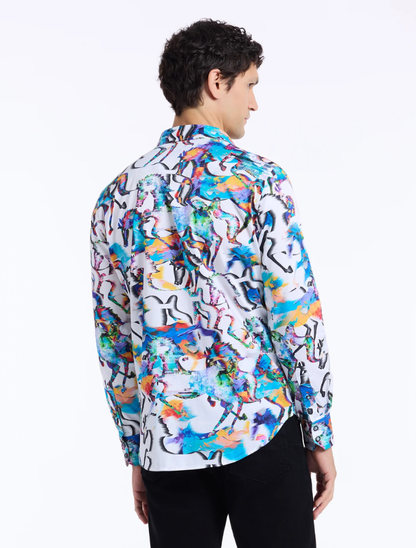 Robert Graham Men's Mane Event Long Sleeve Button Down Shirt