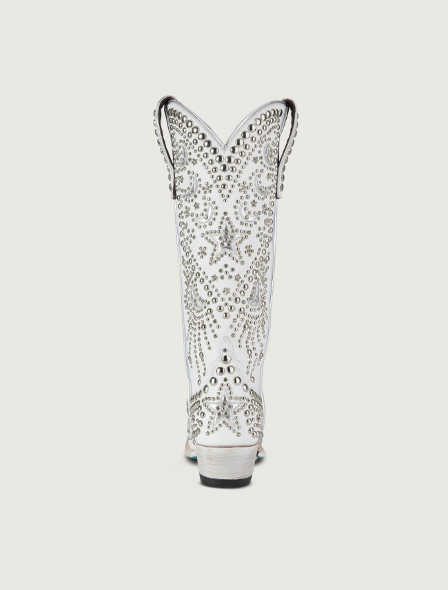 Lane Boots Solstice Cowgirl Boots in Matte White