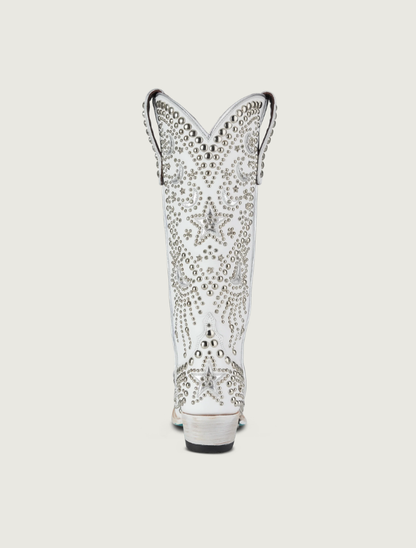 Lane Boots Solstice Cowgirl Boots in Matte White