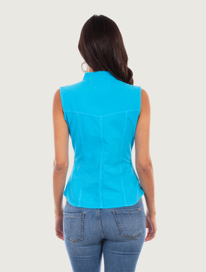 Scully Women's Cotton Sleeveless Blouse