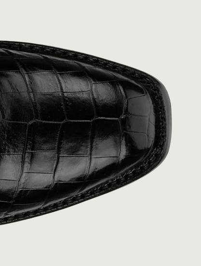 Tony Lama Men's Lightwood 13" Black Crocodile Cowboy Boots