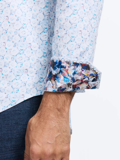 Robert Graham Bramston Long Sleeve Button-Front Shirt