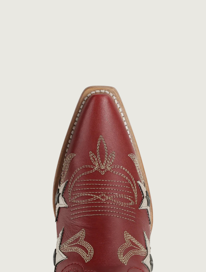 Corral Red Stars & Studs Cowgirl Boots