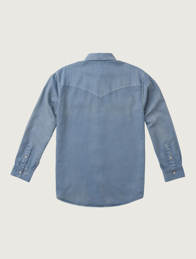 Madison Creek Bisley Western Shirt in Blue