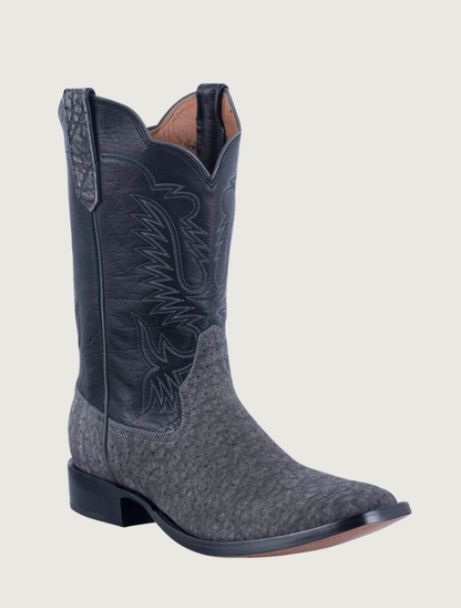 Rios of Mercedes Elephant Milan Cowboy Boots in Granite