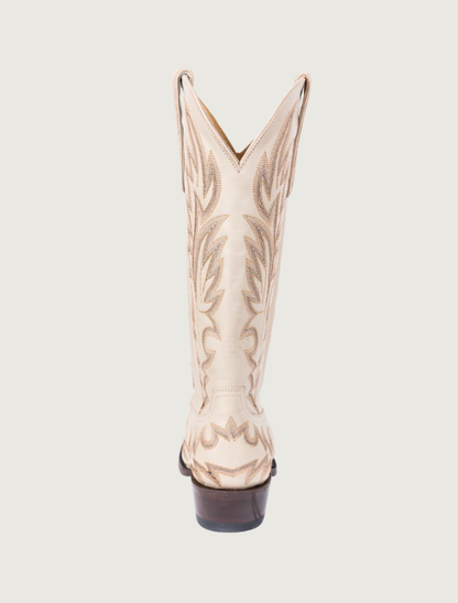 Old Gringo Yippee Ki Yay Wilkie Cowgirl Boots in Bone
