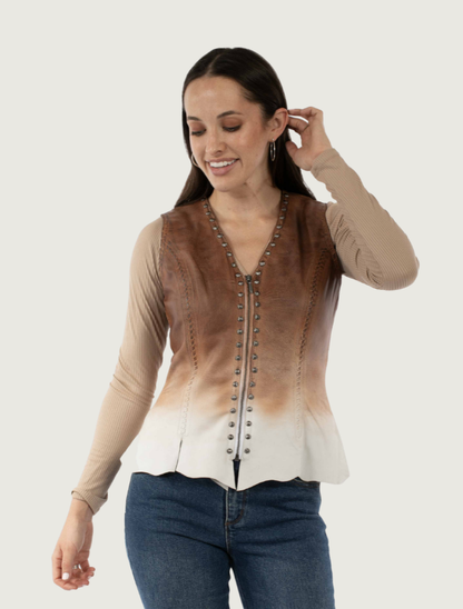 Mavericks Women's Ombre Lambskin Vest