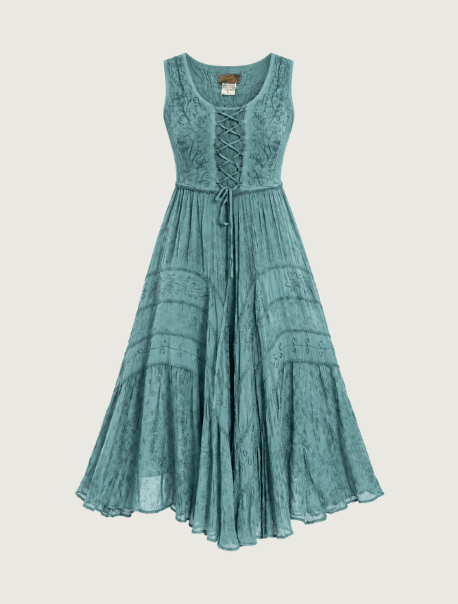 Scully Women's Lace-up Front Sleeveless Dress