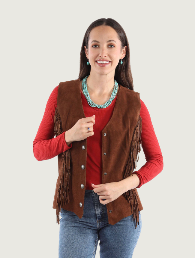Women's Fringe Vest