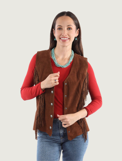 Women's Fringe Vest