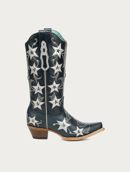 Corral Women's Navy Blue Stars & Studs Boots