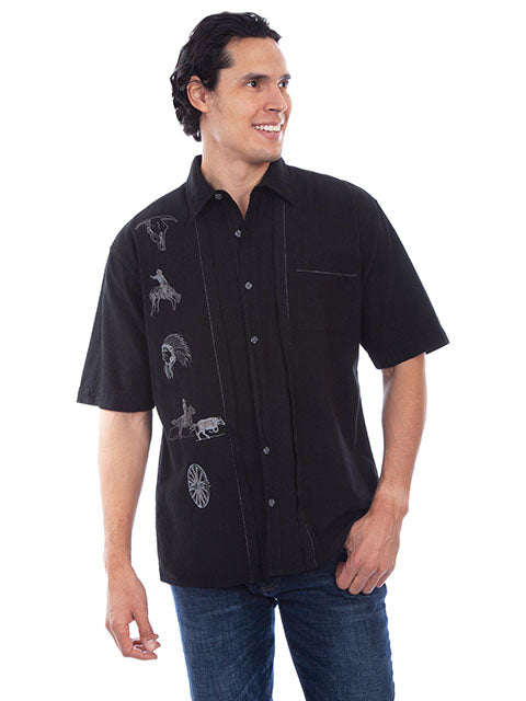 Men's Western Charm Button Down Shirt