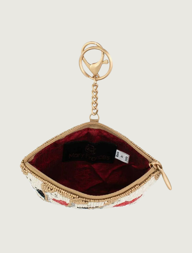 Mary Frances Let's Play Playing Card Coin Purse
