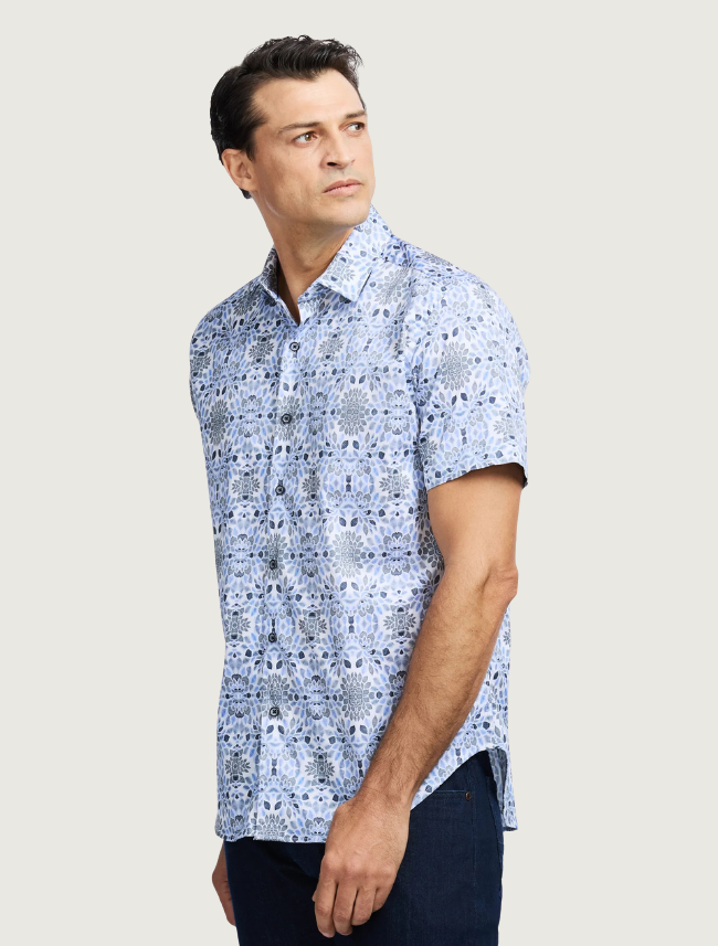 Robert Graham Men's Amagansett Short Sleeve Button Down Shirt